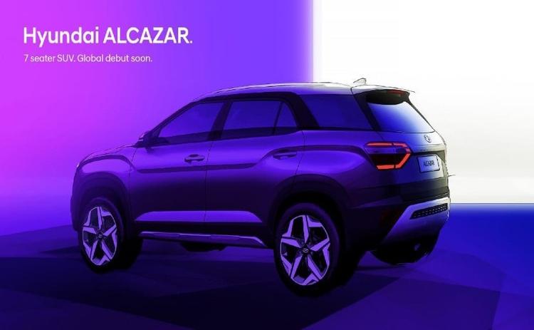 Hyundai Alcazar Design Sketch Revealed; Global Debut Soon