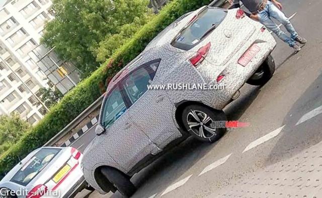 MG ZS Petrol SUV Interior Partially Revealed In New Spy Photos