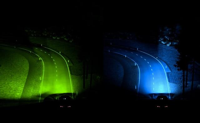 The prototype advanced lighting system uses GPS location data, advanced technologies and highly accurate street geometry information to accurately identify turns in the road ahead.