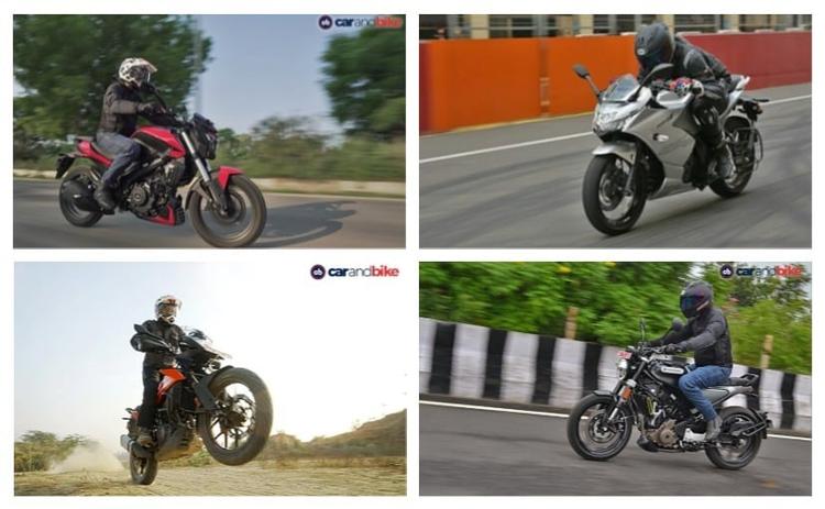 Here's a look at some of the best 250 cc bikes offered on sale in India right now, in 2021.