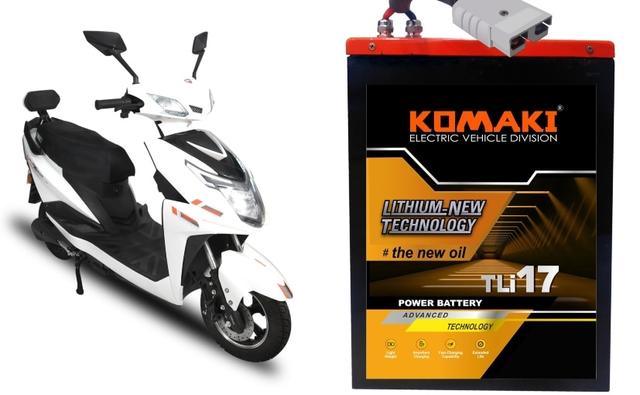 The new battery has been developed in-house and will be used to power three electric scooters in the company's line-up including the Komaki XGT-KM, the X-One and the XGT-X4.