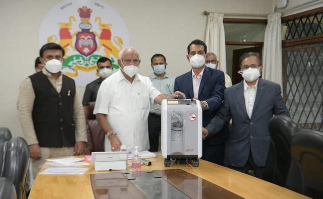 To date, Toyota India has handed over 50 oxygen concentrators to the Government of Karnataka. The company is making efforts to provide 80 more units in the future.