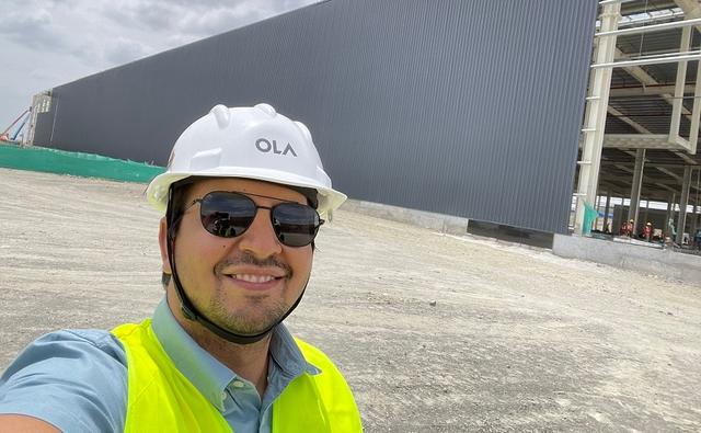 Bhavish Aggarwal, Co-founder and CEO, Ola Group shared an image of the scooter plant that has completed construction and will commence production of the electric scooters soon.