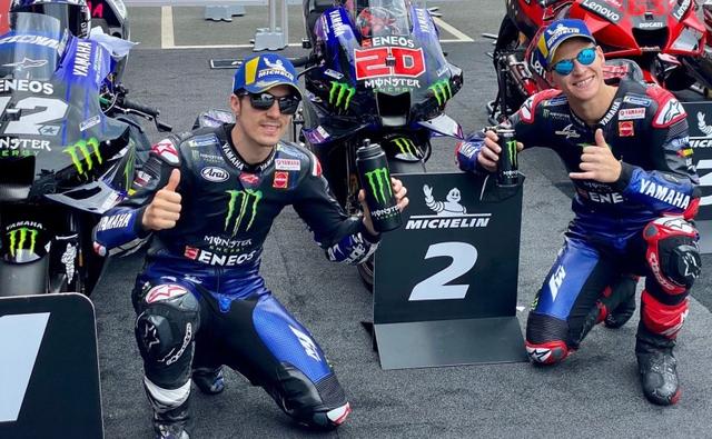 Maverick Vinales beat teammate Fabio Quartararo to take the pole position for the Dutch GP, while fresh off last week's win Marc Marquez crashed out and starts at P20.