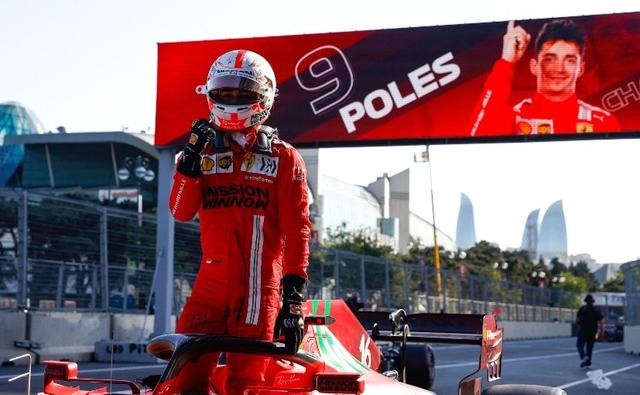 Charles Leclerc secured the pole position for the 2021 Azerbaijan GP after the qualifying session saw four red flags due to multiple crashes.