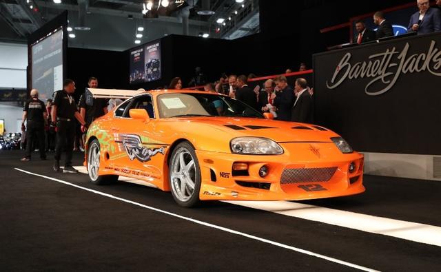 The 1994 Toyota Supra built by Eddie Paul and driven by the late Paul Walker in the F&F franchise was listed by the Barrett-Jackson auction house who sold it for a whopping $550,000.