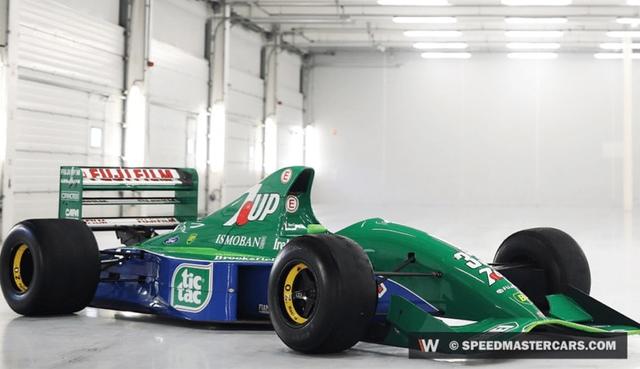 What's interesting about this car is that it is the original chassis that Schumacher raced on.