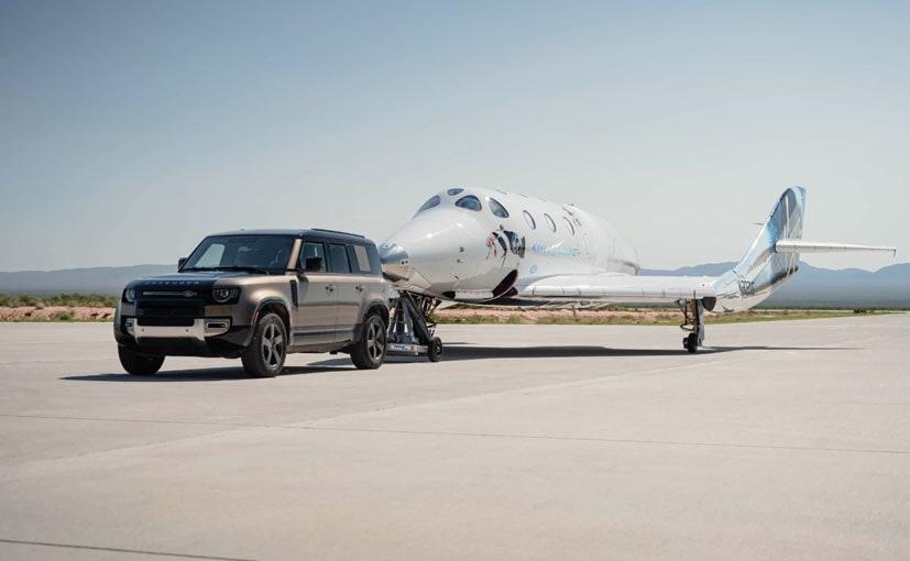Land Rover Vehicles Support Virgin Galactic's First Commercial Space Flight