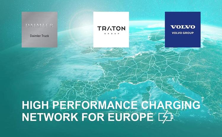Daimler Truck, Traton Group And Volvo Join Hands To Install Charging Network For Trucks
