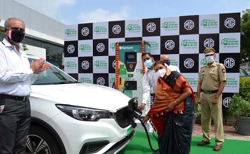 MG Motor India And Fortum Install A 50 kW Superfast EV Charging Station In Pune