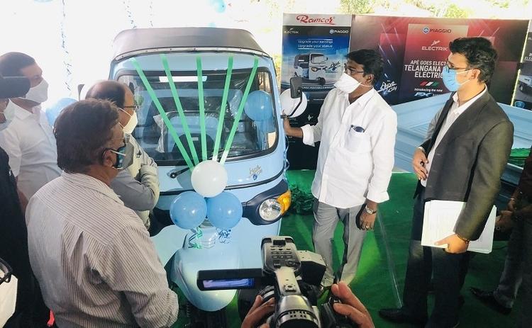 Piaggio Vehicles Introduces Its Ape' Electric 3-Wheeler Range In Hyderabad