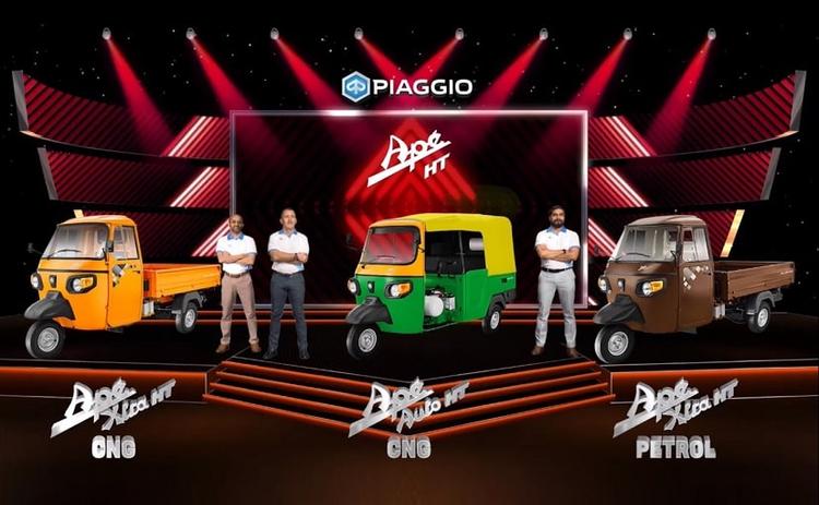 Piaggio Launches New Ape' HT Range Of Petrol And CNG 3-Wheelers; New 300 cc Engine Introduced