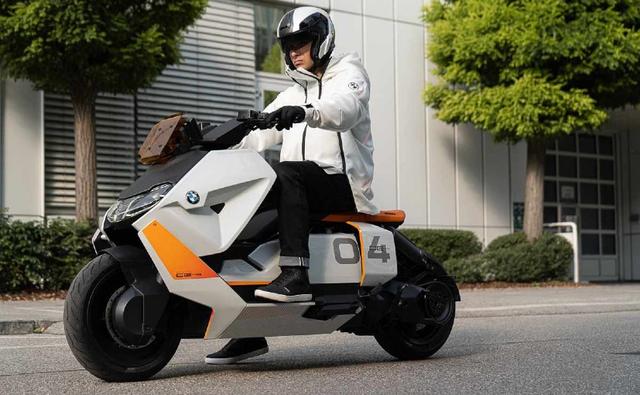 The BMW CE-04 electric scooter will be unveiled on July 7, 2021, and BMW Motorrad has teased the new electric scooter on social media.