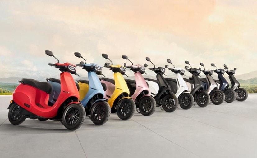 Ola Electric Scooter Colours Revealed