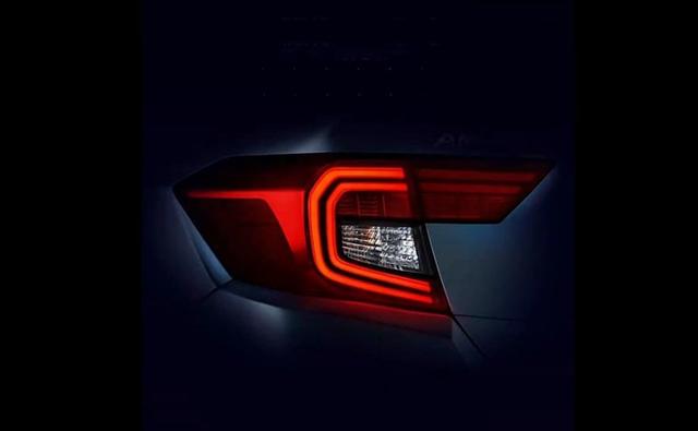 Latest Honda Amaze Facelift Teaser Reveals New LED Taillamps