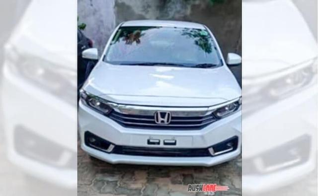 2021 Honda Amaze Facelift Spotted Ahead Of Official Launch