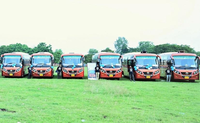 Daimler India Delivers 20 BharatBenz Buses For Intercity Application In Bihar