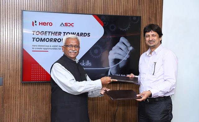 As per the Memorandum of Understanding (MoU) signed between the ASDC and Hero MotoCorp, this partnership aims to train the dealership staff in an apprenticeship model.