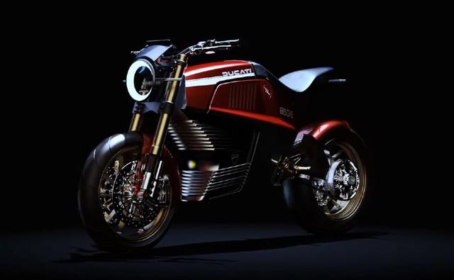 Italian design firm goes back to its own design from the 1970s of the Ducati 860 GT to create a new Ducati electric bike concept, called the 860-E.