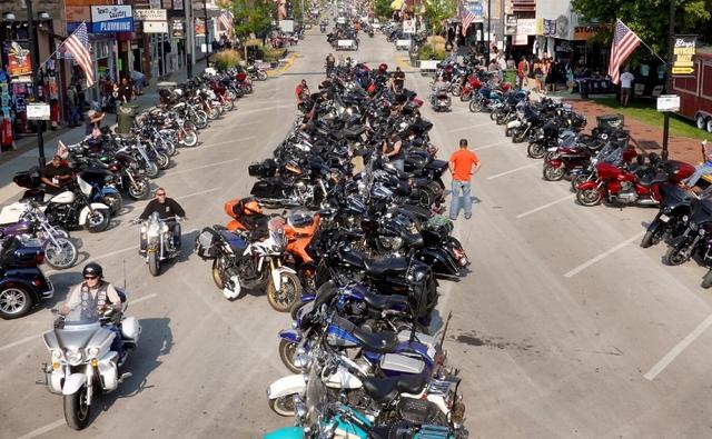 This year's annual motorcycle rally is expected to see 7,00,000 visitors to the city of Sturgis in South Dakota, US.
