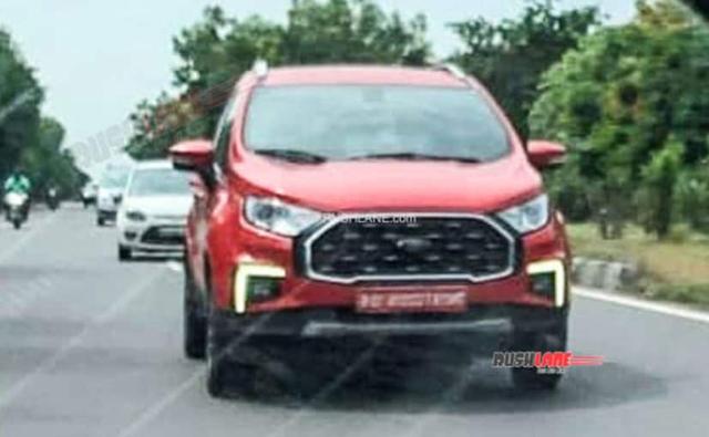 Ford Ecosport Facelift Spotted Testing