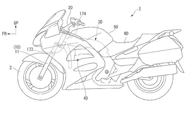 Latest patent images reveal auto-steering technology featuring a gyroscope, camera, radar and lidar to control the bike.