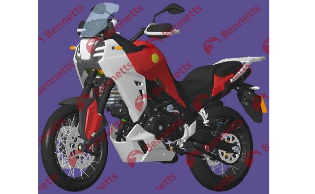 New designs filed by Benelli's parent company Qianjiang in China reveals a new v-twin adventure bike, that could be introduced in Benelli's line-up.