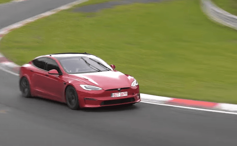 Tesla Model S Plaid Breaks Nurburgring Lap Record For Production Electric Car