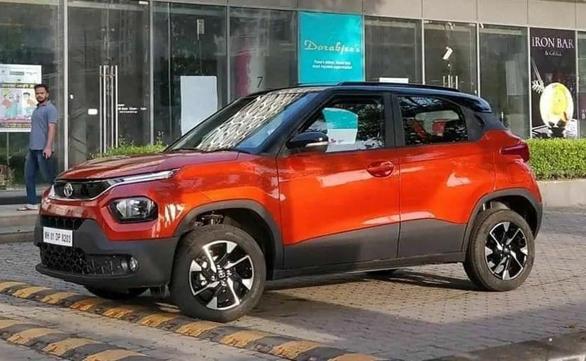 Upcoming Tata Punch Spotted In A New Dual-Tone Orange Shade