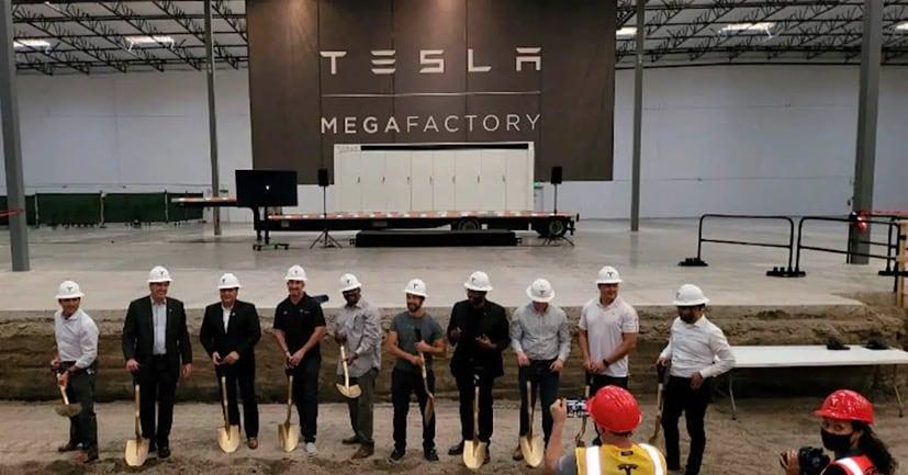 Tesla Breaks Ground On Battery Megafactory In Lathrop, California
