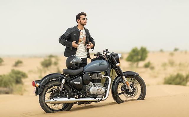 Royal Enfield's sales in the domestic market have been hit hard, and have declined 52 per cent over sales in the same month a year ago.