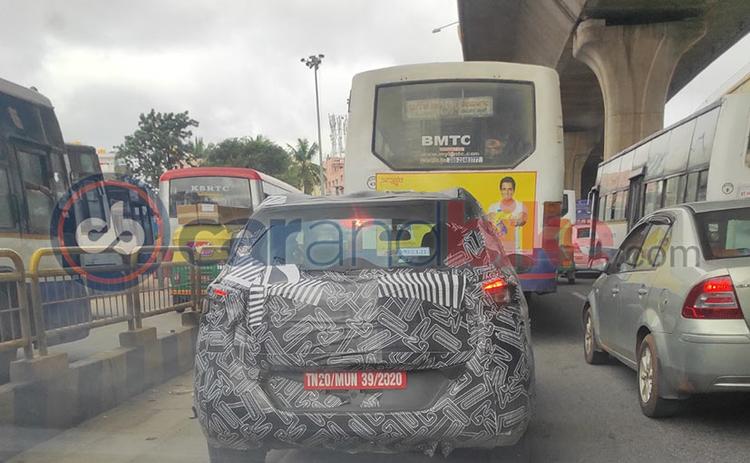 Upcoming Citroen C3 Premium Hatchback Spotted Testing In India