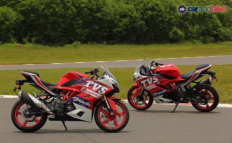 The key brands from TVS being exported include the TVS Apache series, TVS HLX series, TVS Raider and TVS Neo series.
