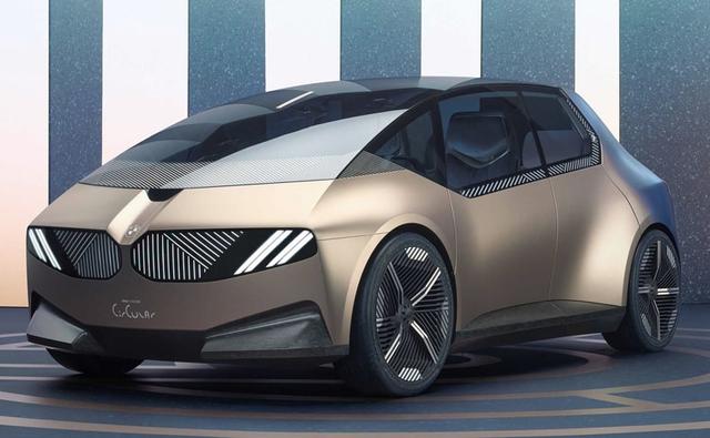 Alongside the iX SUV, i4 sedan and the new iX5 Hydrogen concept, the carmaker has also showcased its new 'pint-sized' BMW i Vision Circular concept which essentially is a four-seater compact EV imagined for 2040.