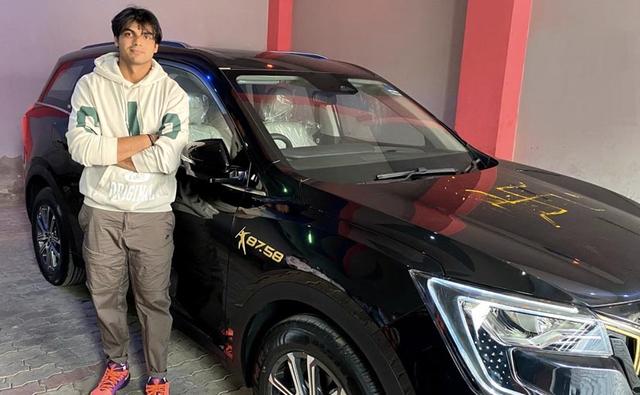 Neeraj Chopra brought home the Olympic gold with a record-breaking Javelin throw of 87.58 metres, which has been badged on the athlete's Mahindra XUV700 Gold Edition presented to him by Anand Mahindra.
