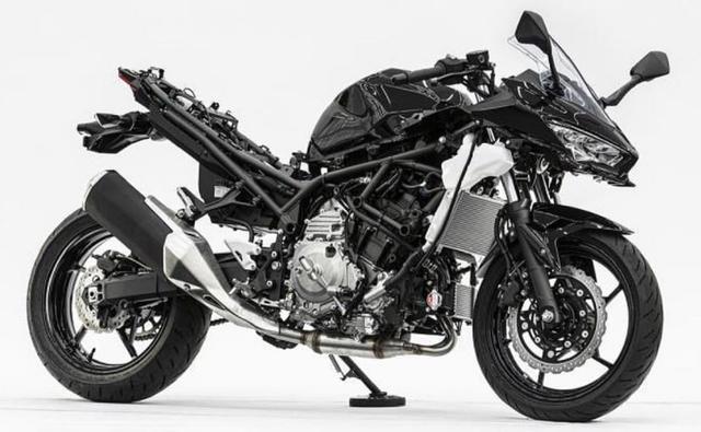 Kawasaki Showcases Prototype Hybrid Motorcycle