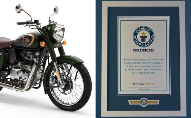 As many as 19,564 viewers watched the online unveiling of the 2021 Royal Enfield Classic 350, setting a new Guinness World Record.