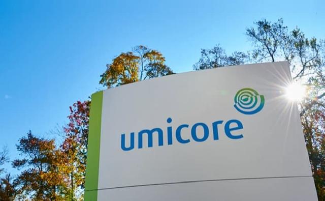 Umicore said the impact of lower sales volumes is expected to be offset by a stronger than expected second half performance in cobalt and speciality materials.