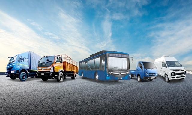 Tata Motors, the country's largest commercial vehicle manufacturer, today introduced a range of 21 new CV products and variants in India, on a single day.