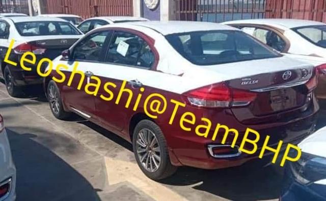 Toyota will soon launch a re-badged version of the Maruti Suzuki Ciaz, which will be called the Belta. However, ahead of its India launch, a batch of Toyota Belta sedan for export markets were spotted in India.