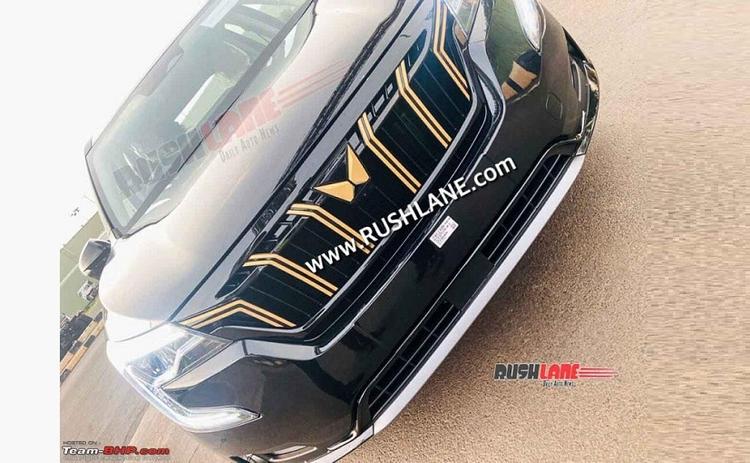 Images of the new Mahindra XUV700 Javelin Edition, which will be presented to Olympic gold medal winner, Neeraj Chopra, have leaked online, giving us a glimpse of the new special designed SUV.