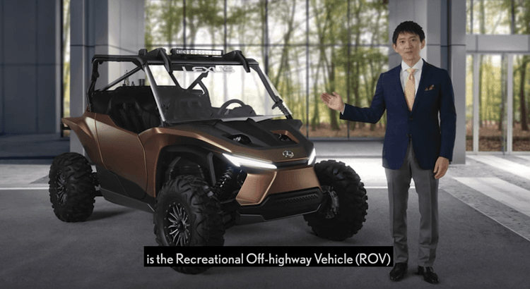 Lexus Showcases Hydrogen-Powered UTV Concept