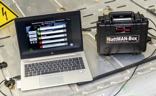 The first version of the BattMan (Battery Monitoring Analysis Necessity) software was developed by the Audi Brussels quality management department for the quick and reliable analysis of Audi e-tron's01 high-voltage battery.