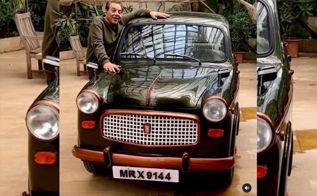 Dharmendra shared the video of his first car on Instagram, a 1960 Fiat 1100 that he has been with him since, and the actor holds fond memories of the same.