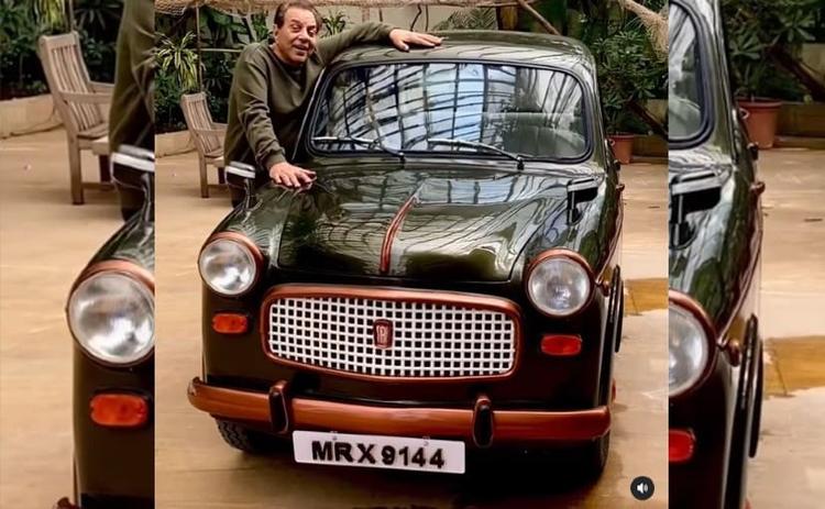 Veteran Actor Dharmendra Shows His First Car On Instagram, Bought In 1960