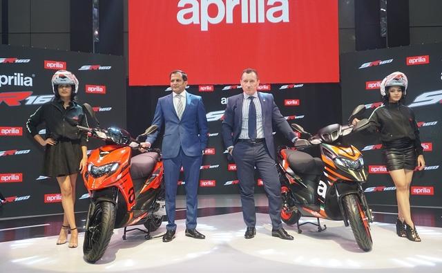 2022 Aprilia SR 160, SR 125 Scooters Launched In India, Prices Start At Rs. 1.08 Lakh
