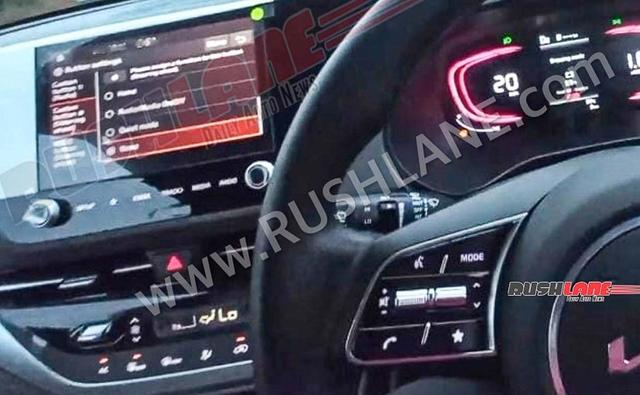 The first interior images of the upcoming Kia KY three-row model have surfaced online ahead of its official debut, which is slated to happen on December 16, 2021.