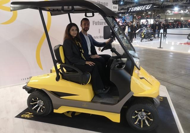 The new electric golf carts, which have been manufactured in India by Kinetic Green, will be sold under the historic Italian automotive brand ISO, that is being re-introduced by Tonino Lamborghini S.p.A.