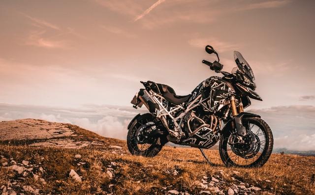 Triumph Motorcycles showcases prototype of upcoming new Tiger 1200 in new images and video.