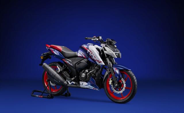 The TVS Apache RTR 165 RP is the first product to be launched under the company's Race Performance series, inspired from TVS Racing's race machine lineage.